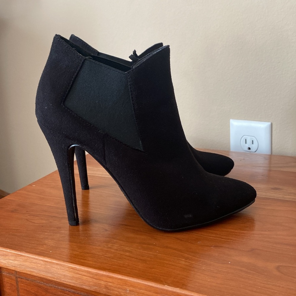 Rue 21 Black High Heel Booties Size 7/8 NWT - Picture 6 of 8